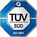 Logo TÜV Süd – ISO 9001