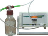 Gaswaschflasche für die Bestimmung der Radonkonzentration in Wasser