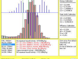 Calibration of the energy spectrum