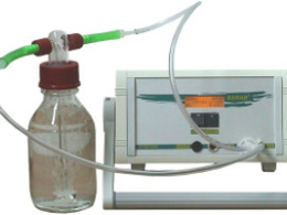 Radon bubbler connected to RTM 1688