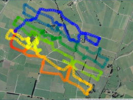 Exported KML file in Google Earth