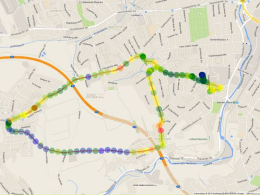 Exportet KML file in Google Earth