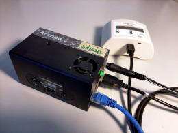 Aranea LAN with connected instrument