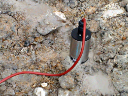 Soil gas sensor of RTM 1688-2 Geo Station in operation under rough environmental conditions at a volcano